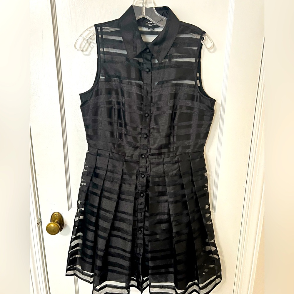 Tahari Arthur S. Levine Black Dresd